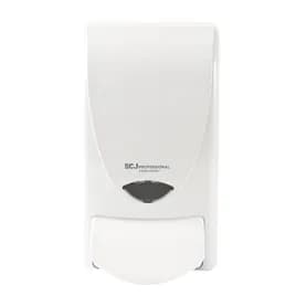 Proline Curve Hand Sanitizer & Soap Dispenser 1000 mL White Plastic Manual Surface Mount 1/Each