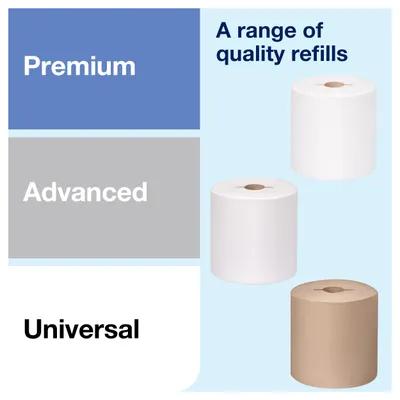 Tork H71 Paper Towel Dispenser 9.32X12.32X15.95 IN Plastic Wall Mount Black Hard Roll 1/Each