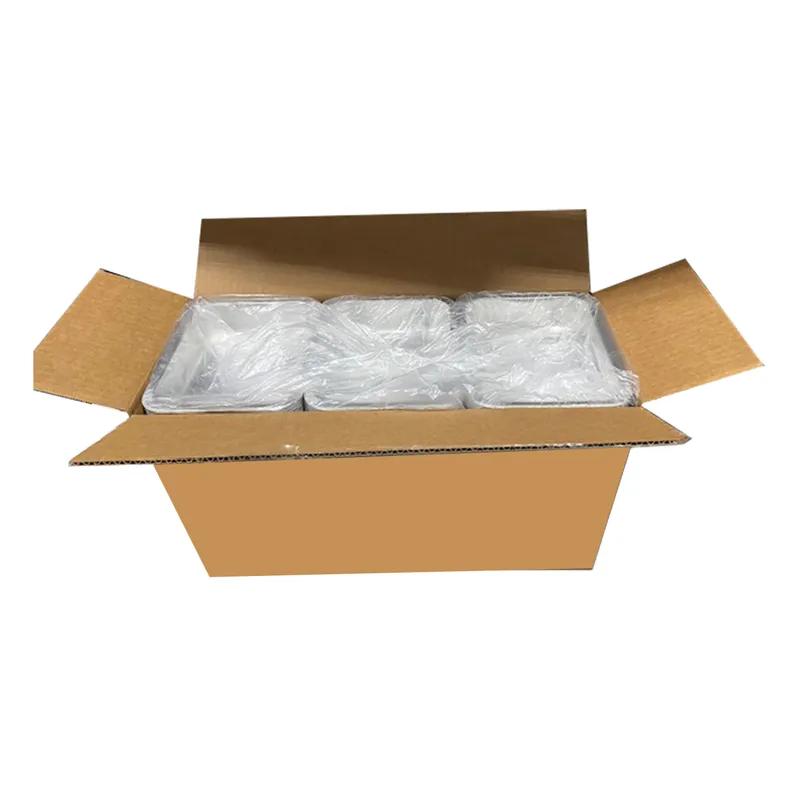 Take-Out Container Base 9.75X7.75X1.75 IN Aluminum Silver Oblong 150/Case