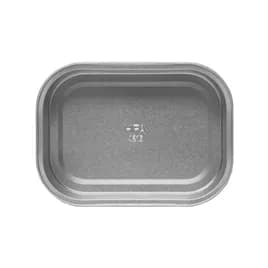 Take-Out Container Base XS 6.5X4.5X1.25 IN Aluminum Silver Oblong 300/Case