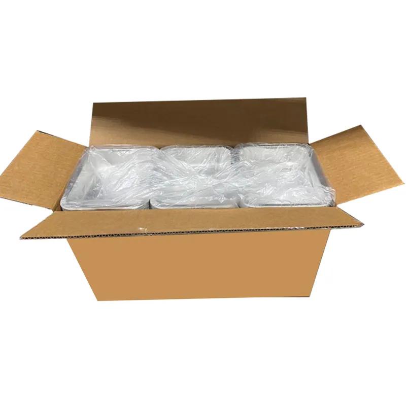 Take-Out Container Base XS 6.5X4.5X1.25 IN Aluminum Silver Oblong 300/Case