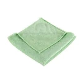 Cleaning Wipe 16X16 IN Microfiber Green Medium Duty 10/Pack