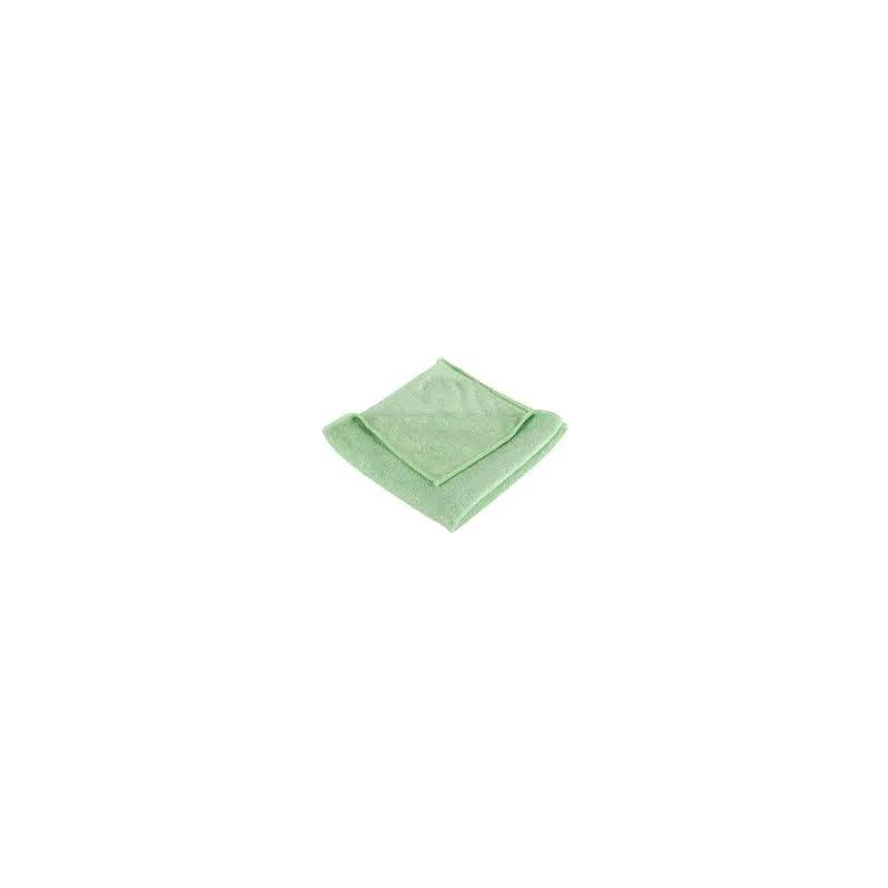 Cleaning Wipe 16X16 IN Microfiber Green Medium Duty 10/Pack