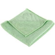 Cleaning Wipe 16X16 IN Microfiber Green Medium Duty 10/Pack