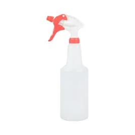 CleanCheck® Spray Bottle & Trigger Sprayer 24 FLOZ HDPE White Red 3/Pack