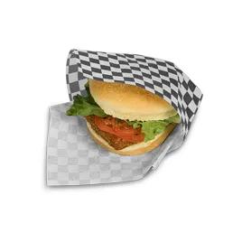 Bagcraft® Multi-Purpose Sheet 12X12 IN Paper Black White Check 5000/Case