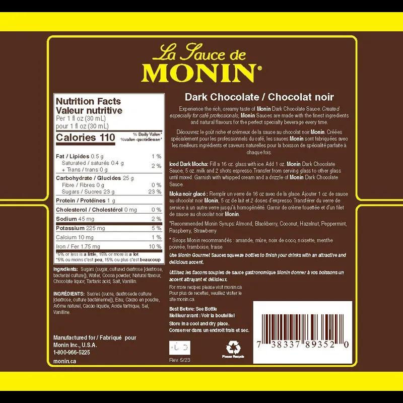 Dark Chocolate Sauce 4/Case