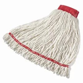 Web Foot® Mop Large (LG) 24 OZ White Cotton Synthetic Blend Shrinkless 5IN Headband 6/Case