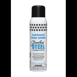 Superior High Shine Stainless Steel Cleaner & Polish Unscented 20 FLOZ RTU Oil-Based 12/Case