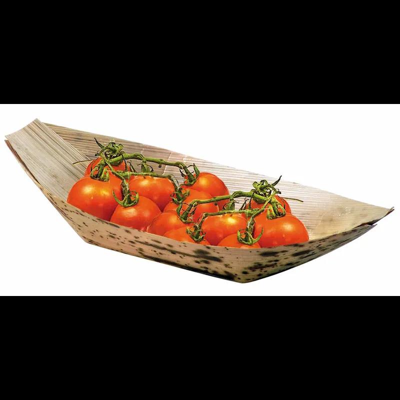 Boat Bowl 2 OZ Bamboo Leaf Natural 100 Count/Pack 10 Packs/Case 1000 Count/Case