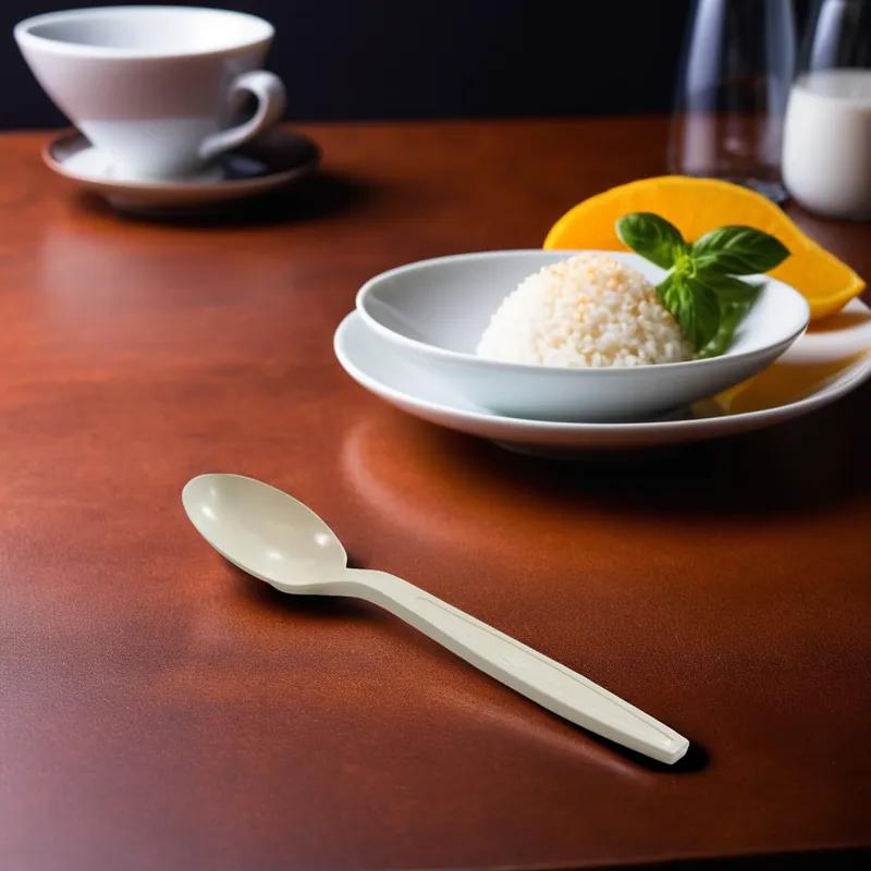 Spoon PSM Beige Heavy Duty 100 Count/Pack 10 Packs/Case 1000 Count/Case