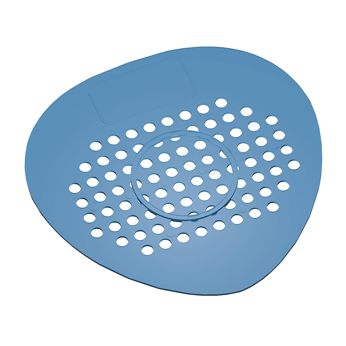 Urinal Screen Bubble Gum Natural Blue Plastic 12/Box