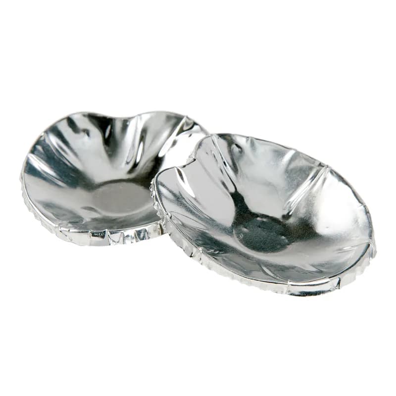 Clam Serving Shell Small (SM) Aluminum Silver 250 Count/Pack 8 Packs/Case 2000 Count/Case