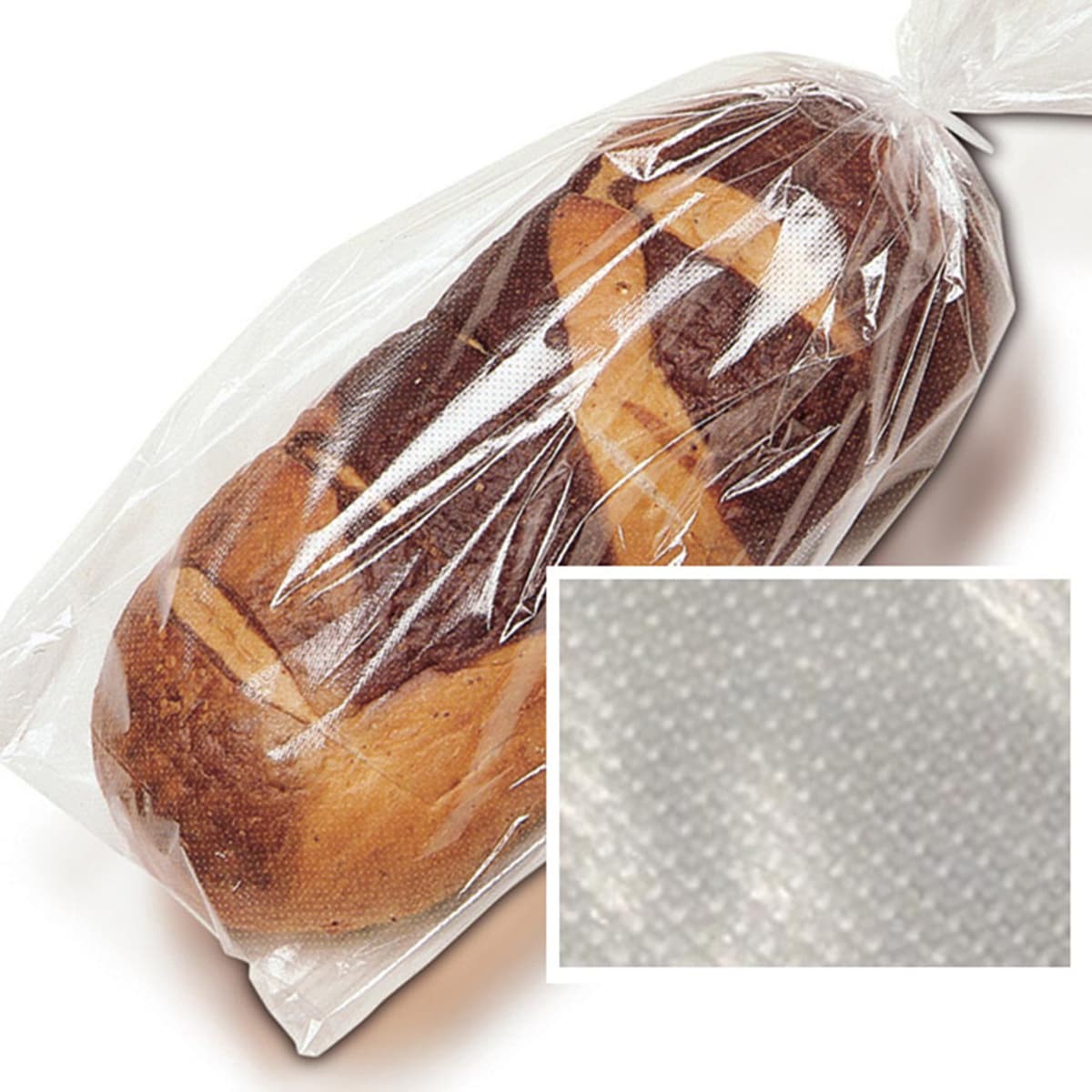 Bread Bag 11X20+1.5 IN PP 1MIL Clear With Open Ended Closure FDA Compliant Micro-Perforated Gusset 1000/Case