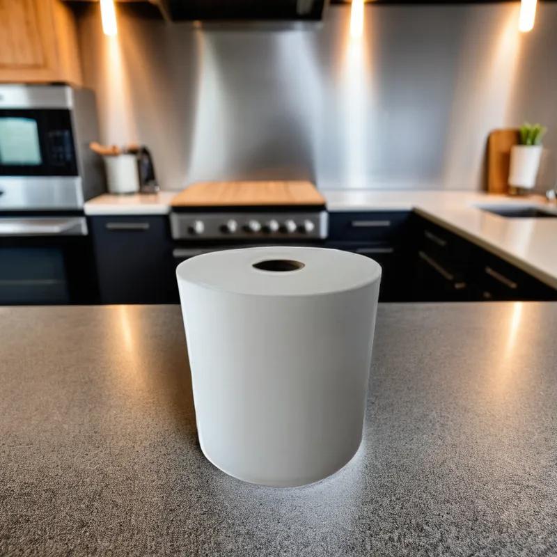 Roll Paper Towel 800 FT White Standard Roll I-Notch 2IN Core Diameter 6 Rolls/Case