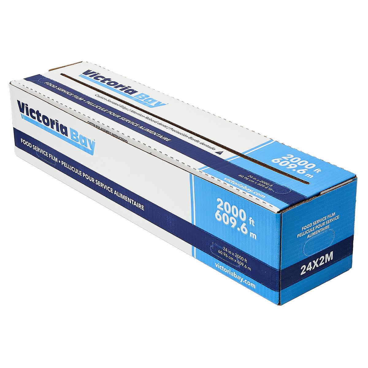 Victoria Bay Cling Film Cutter & Roll 24IN X2000FT PVC Clear 1/Roll