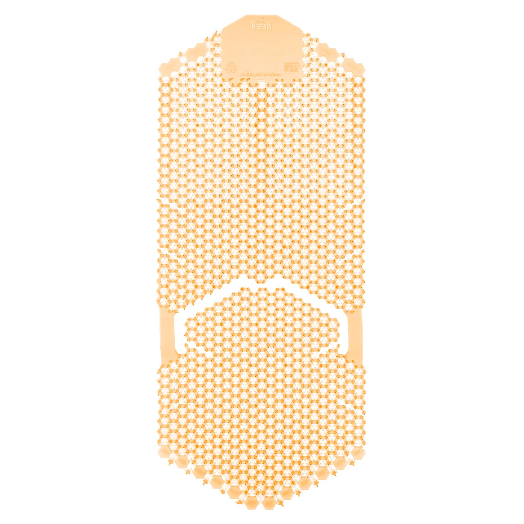 Tsunami Urinal Screen Summer Sunshine Orange EVA 15.5X6.5X0.875 IN 6/Case