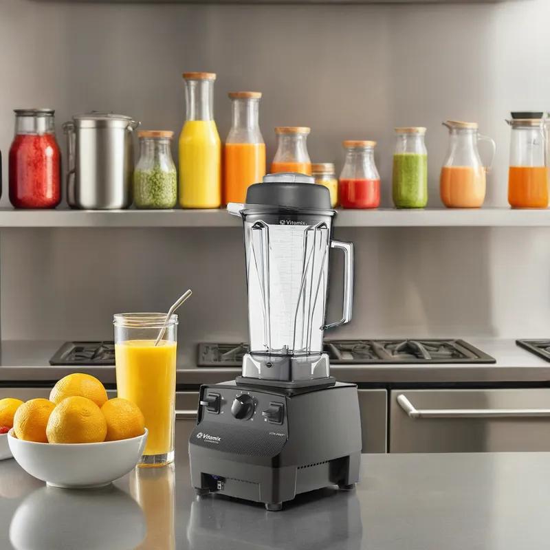 Vita-Prep Blender 8.74X7.52X20 IN 64 FLOZ Stainless Steel Black Clear 1/Each