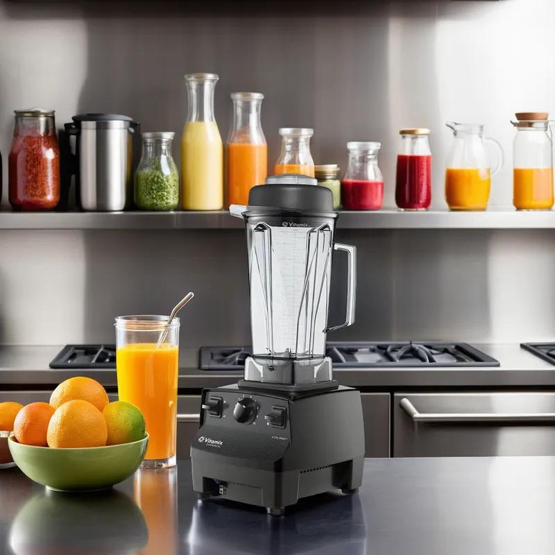 Vita-Prep Blender 8.74X7.52X20 IN 64 FLOZ Stainless Steel Black Clear 1/Each