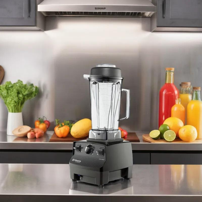 Vita-Prep Blender 8.74X7.52X20 IN 64 FLOZ Stainless Steel Black Clear 1/Each