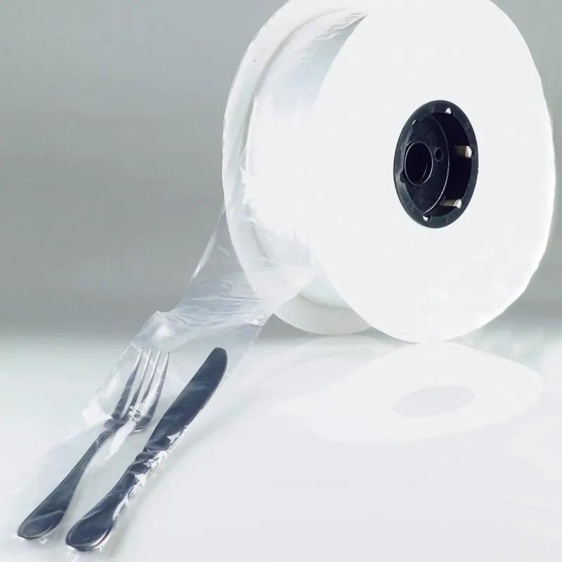 Kwik-Fill® Bag Roll 3.5X10 IN LLDPE 1.4MIL Clear FDA Compliant Preopened Vertical Perforation 1500/Roll