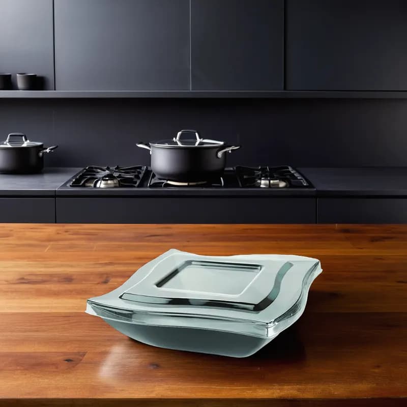 Lid Flat PET Clear Round For 128 OZ Bowl 48/Case