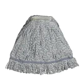 Mop Head Finish Applicator Blue White Loop End 12/Case