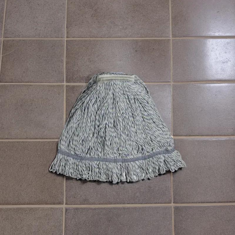 Mop Head Finish Applicator Blue White Loop End 12/Case