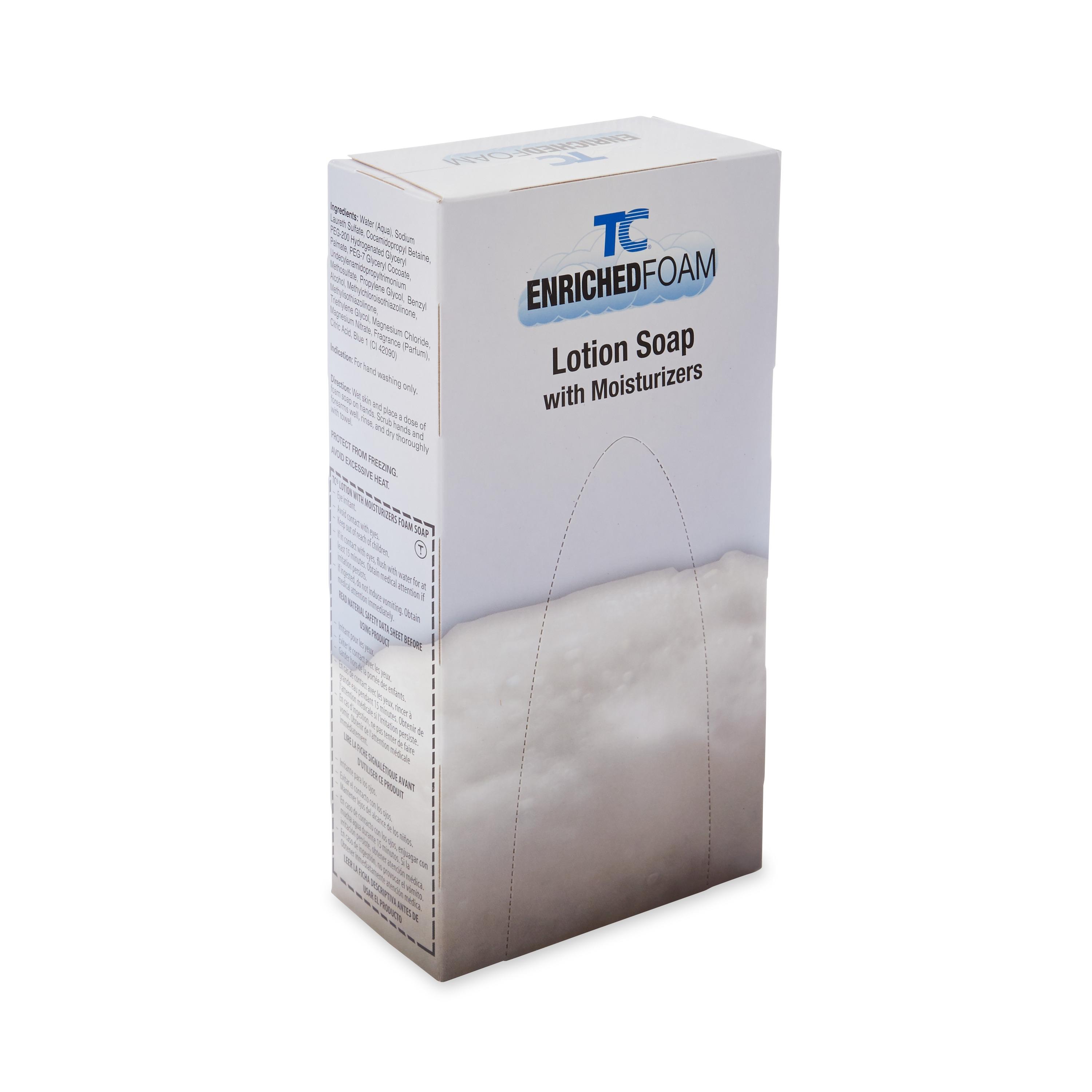 TC® Hand Soap Foam 800 mL White Lotion 6/Case