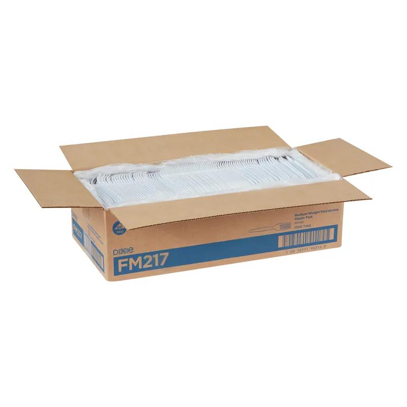 Dixie® Fork PS White Medium Weight 1000/Case