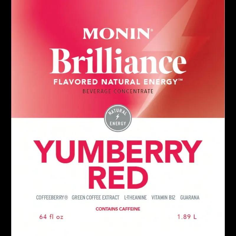 Brilliance Energy™ Yumberry Red Energy Water Enhancer 64 FLOZ Red 4/Case