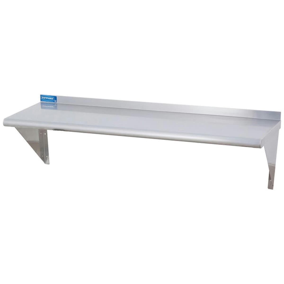 Steel Shelf 16X72 IN Stainless Steel Wall Mounted 1/Each