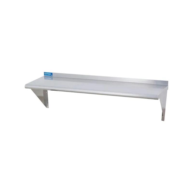 Steel Shelf 16X72 IN Stainless Steel Wall Mounted 1/Each