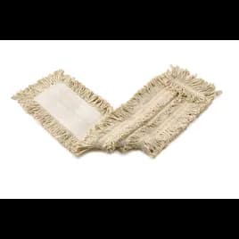 Dust Mop 36X5X1.5 IN White Cotton Cut End Disposable Envelope Backing Pretreated 12/Case