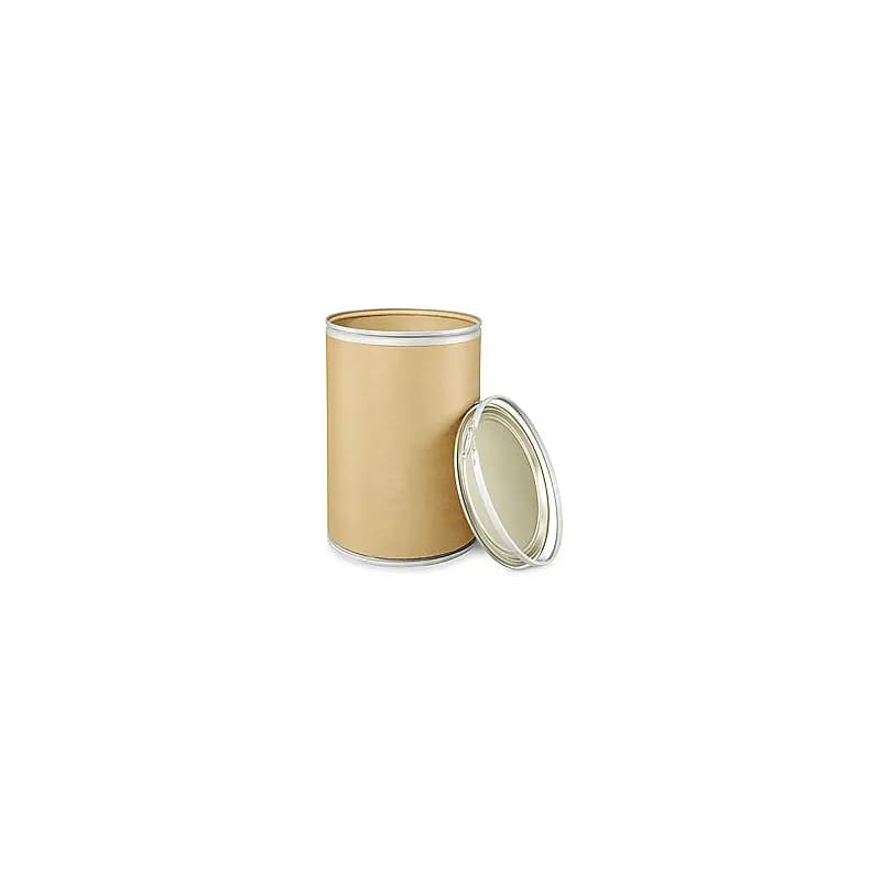 Drum 30 GAL Brown Cylinder Fiber Open Head With Lock Ring 10 Count/Skid