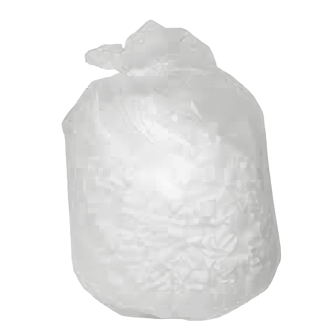 Victoria Bay Can Liner 30X36 IN White Plastic 20MIC Roll 200/Case