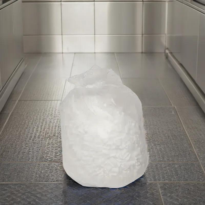 Victoria Bay Can Liner 30X36 IN White Plastic 20MIC Roll 200/Case