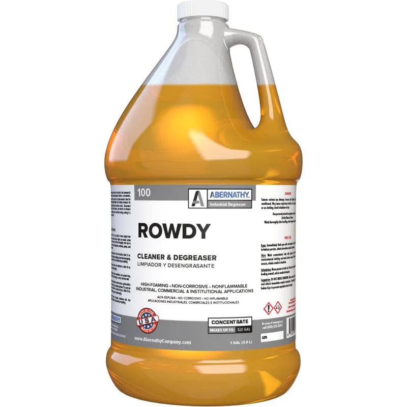 Rowdy Aggressive Sweet Scent Cleaner & Degreaser 1 GAL Concentrate High Foam 4/Case