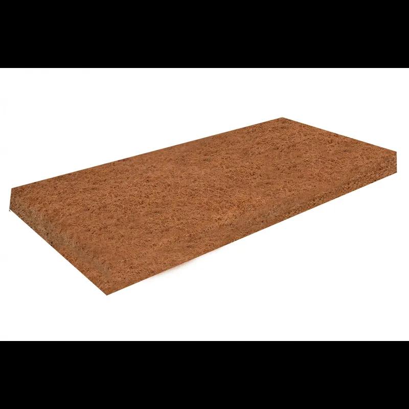 ScrubX Utility Pad Synthetic Brown Heavy Duty 20/Case