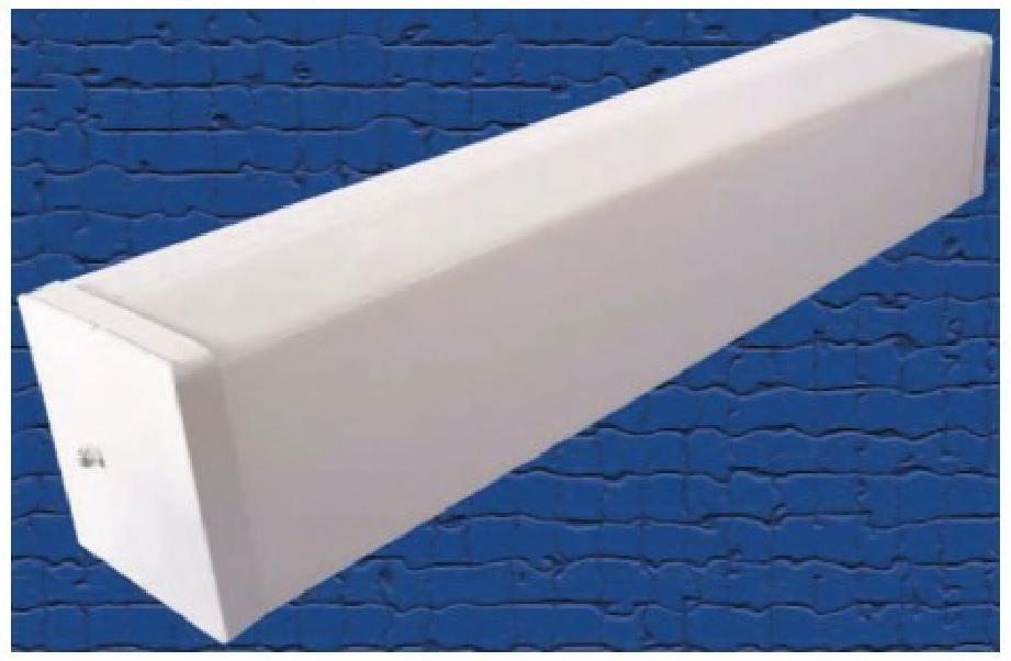 555 LED Series Stairway Light 4.38IN X2FT White 31 Watt Motion Sensor Bi-Level Emergency Battery Pack 1/Each