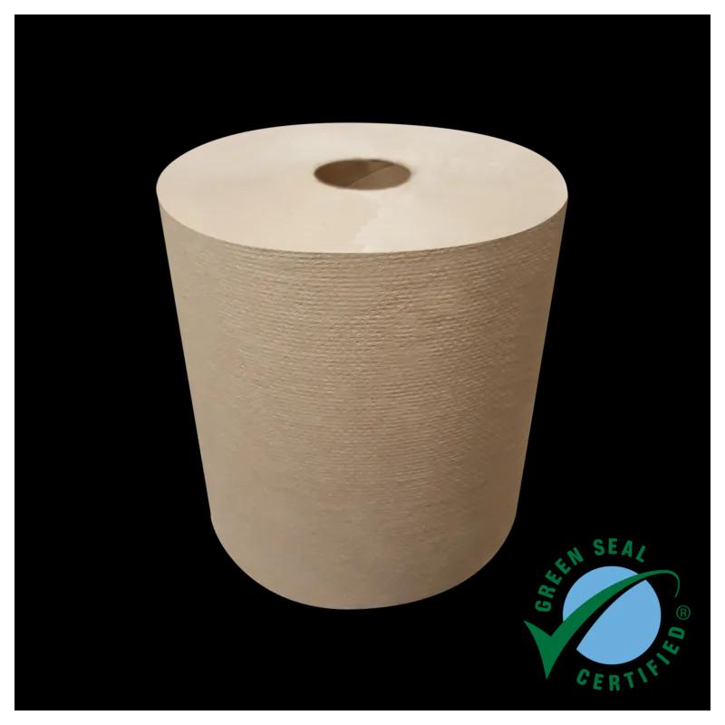 Roll Paper Towel 8IN 800 FT Kraft Standard Roll 6 Rolls/Case