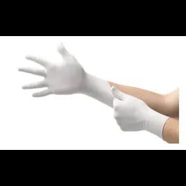 MICROFLEX® Medical Gloves Small (SM) 9.6 IN Soft White 4.7MIL Nitrile With Hydrasoft™ Coating 100 Count/Box 10 Box/Case
