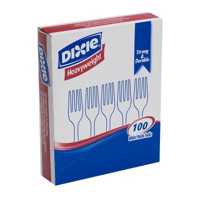 Dixie® Fork PS White Heavy Duty Boxed 1000/Case
