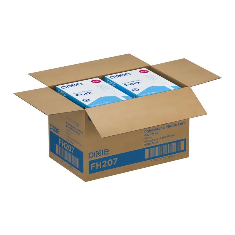 Dixie® Grab-N-Go® Fork PS White Heavyweight 1000/Case