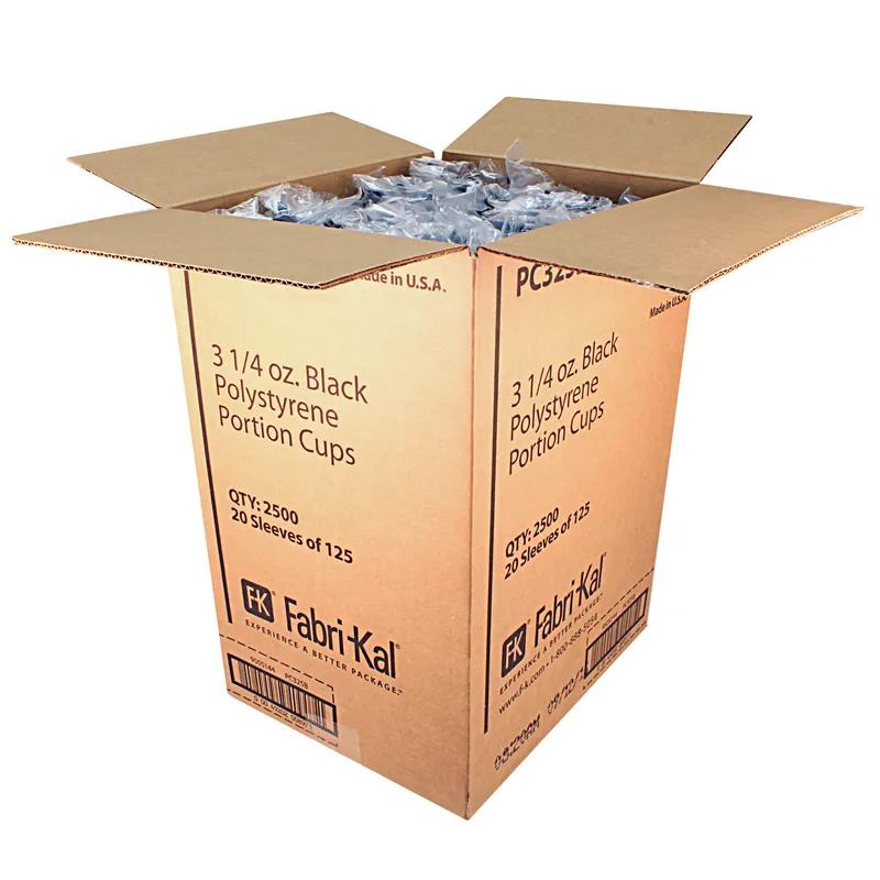 Souffle & Portion Cup 3.3 OZ HIPS Black 2500/Case
