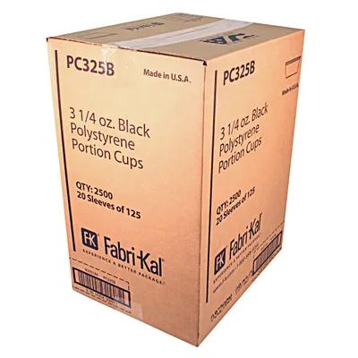Souffle & Portion Cup 3.3 OZ HIPS Black 2500/Case