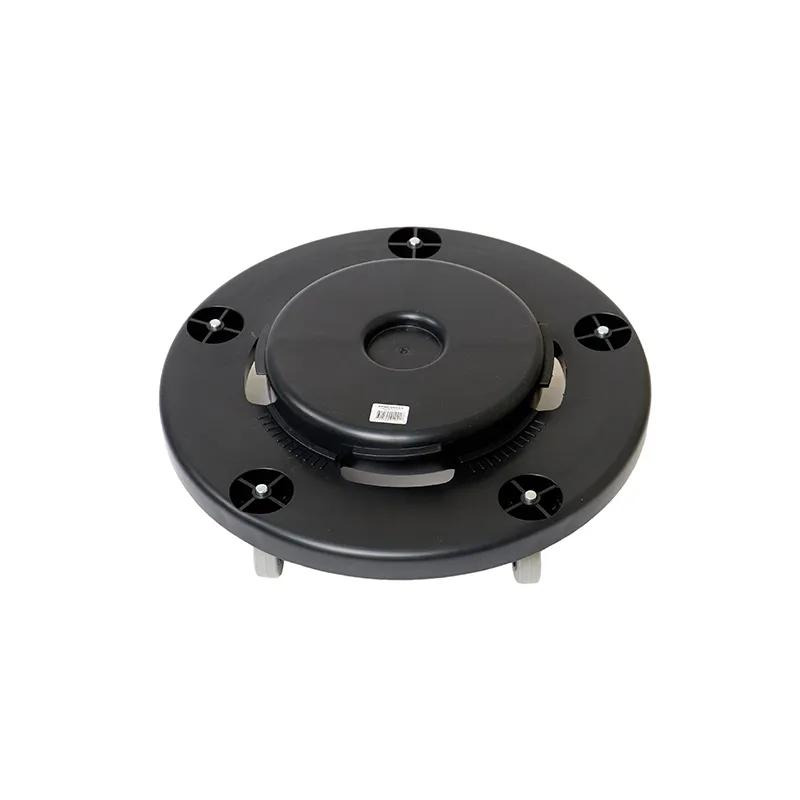 Dolly For Trash Can 18.25X18.25X30.25 IN Black HDPE 5IN Wheels 1/Each