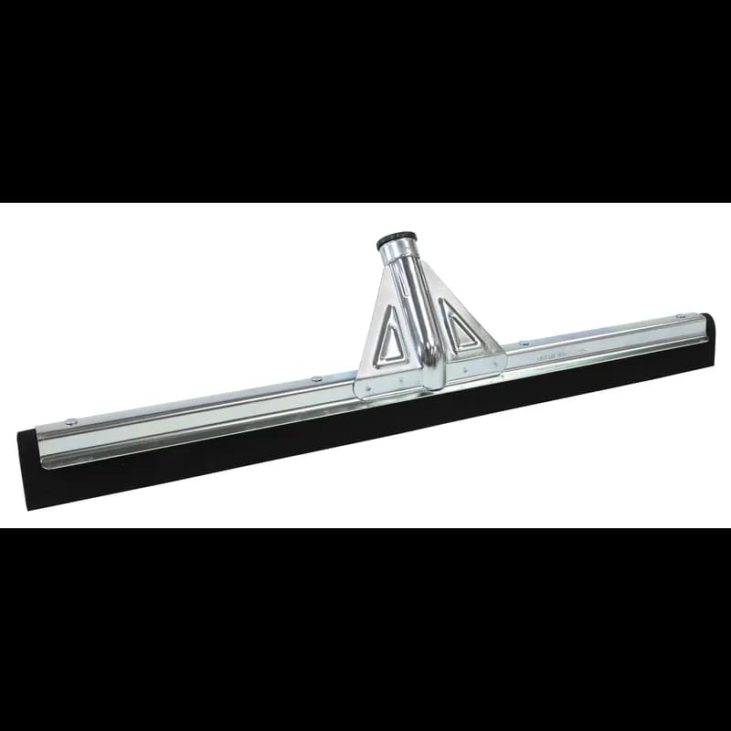 MaxiPlus® Floor Squeegee 22 IN Rubber Galvanized Steel Heavy Duty Threaded Handle Built-In Brace 1/Each