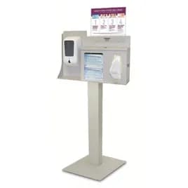 Hygiene Center Beige Plastic Touchless Landscape Sign Holder 1/Each