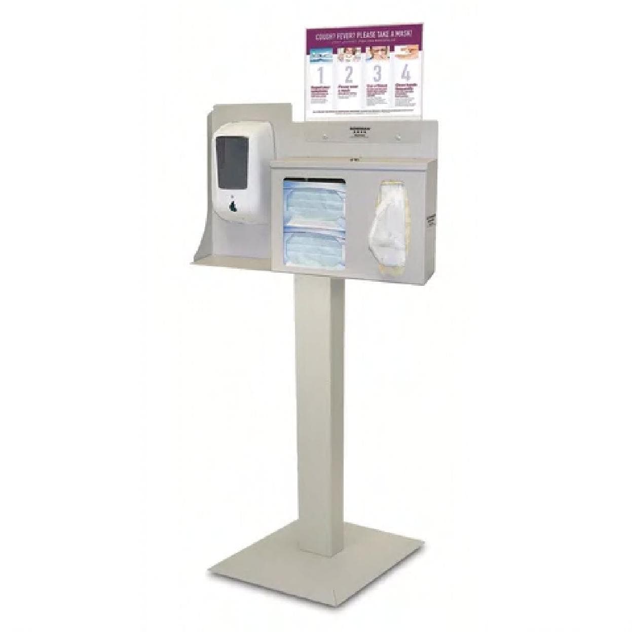 Hygiene Center Beige Plastic Touchless Landscape Sign Holder 1/Each